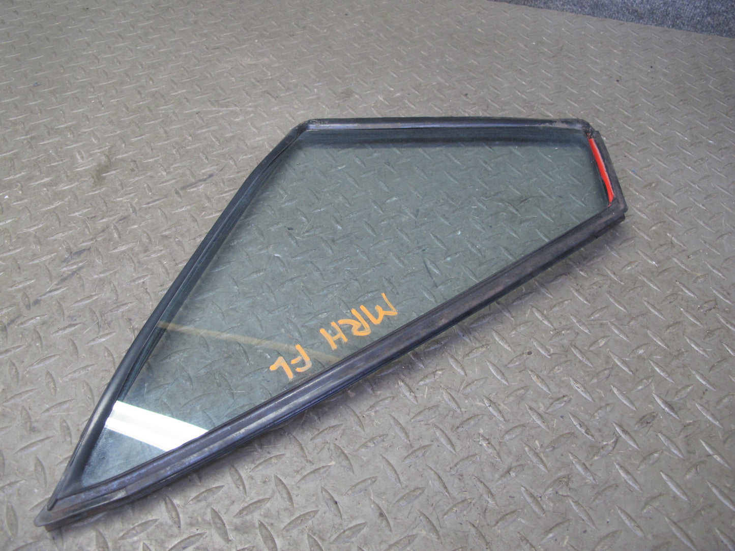 88-91 Mazda RX7 FC3S Convertible Front Left Driver Door Vent Glass Window OEM