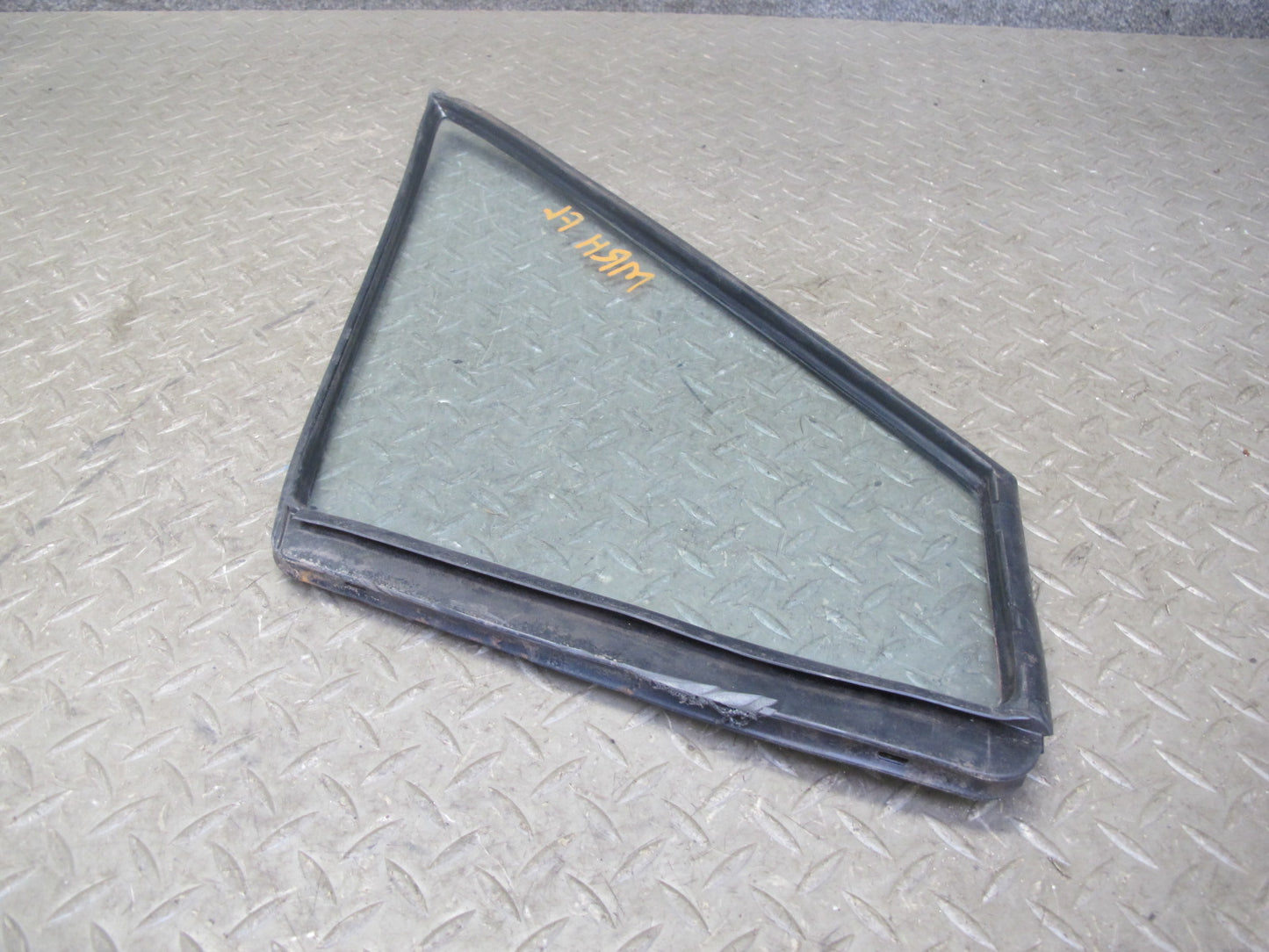 88-91 Mazda RX7 FC3S Convertible Front Left Driver Door Vent Glass Window OEM