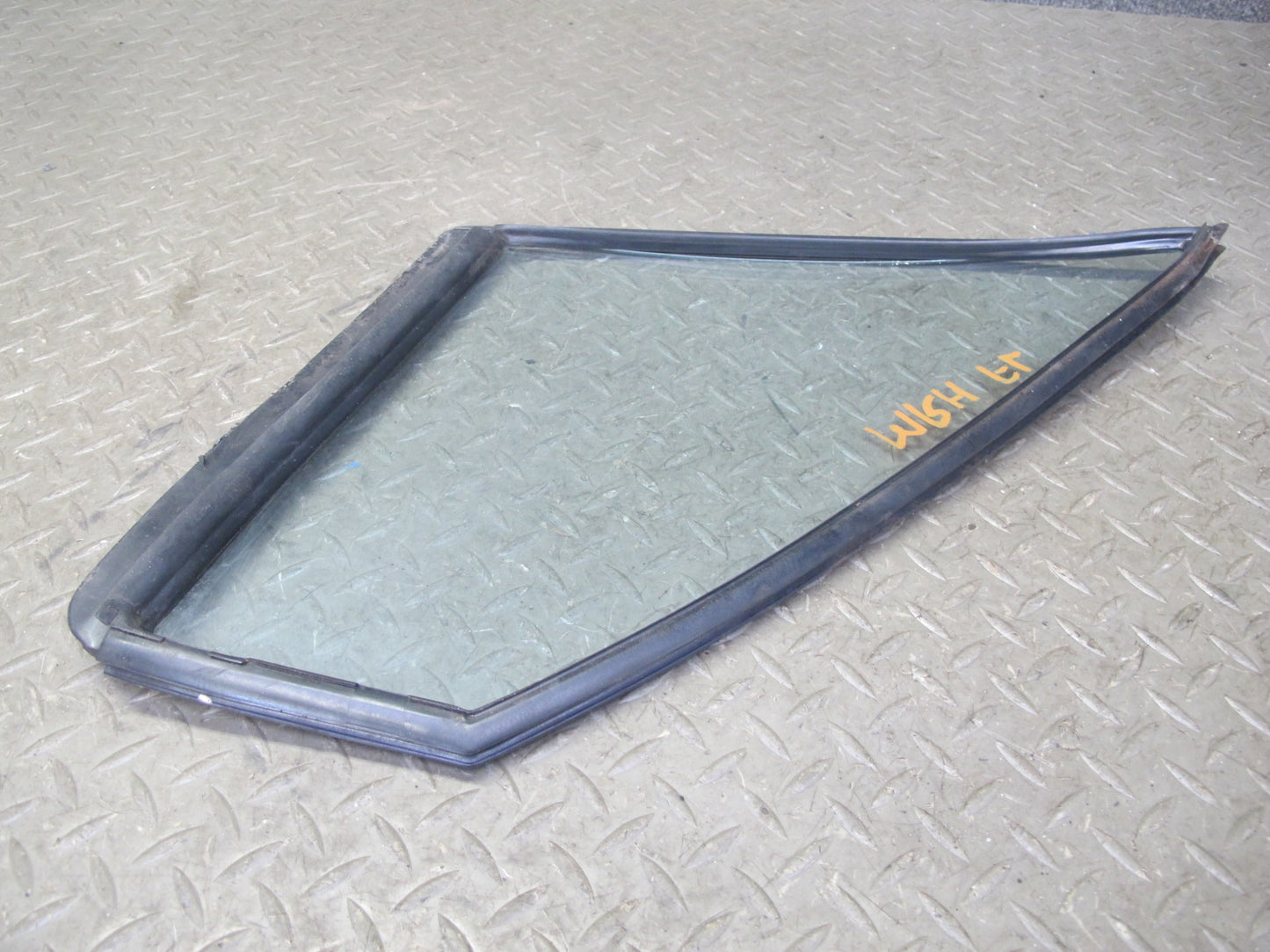 88-91 Mazda RX7 FC3S Convertible Front Left Driver Door Vent Glass Window OEM