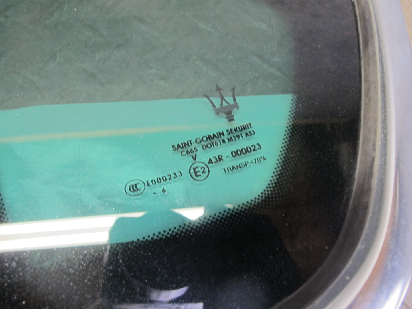 2017-2020 Maserati Levante M161 Rear Left Side Quarter Corner Glass Window