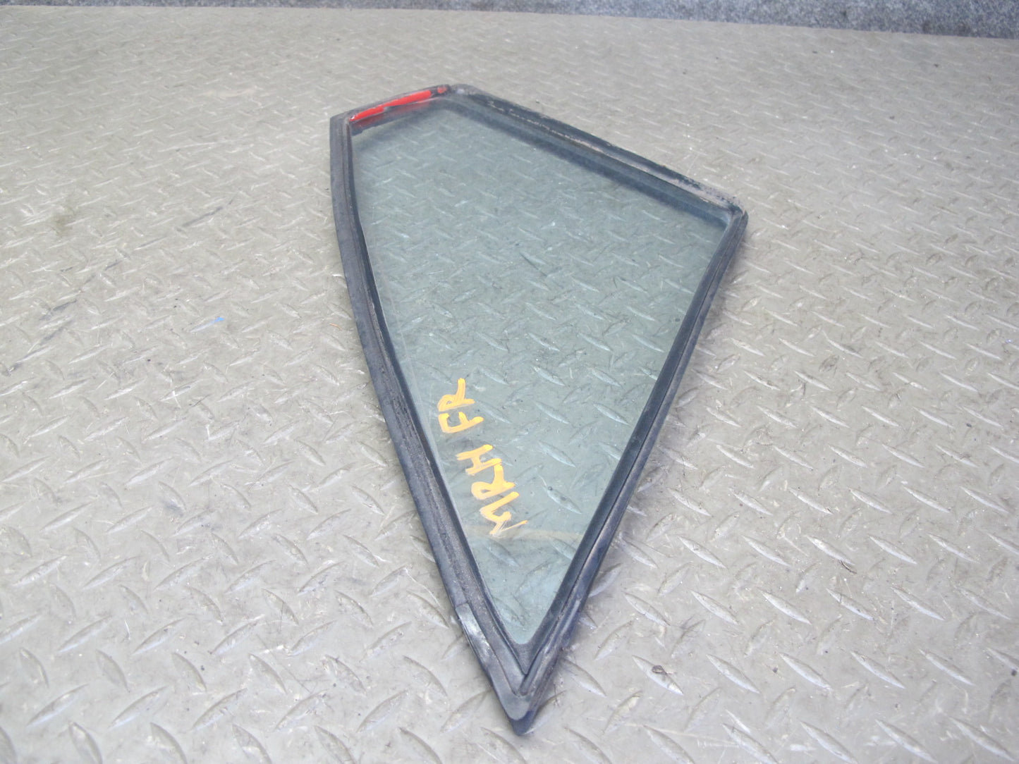 88-91 Mazda RX7 FC3S Convertible Front Right Door Vent Glass Window OEM