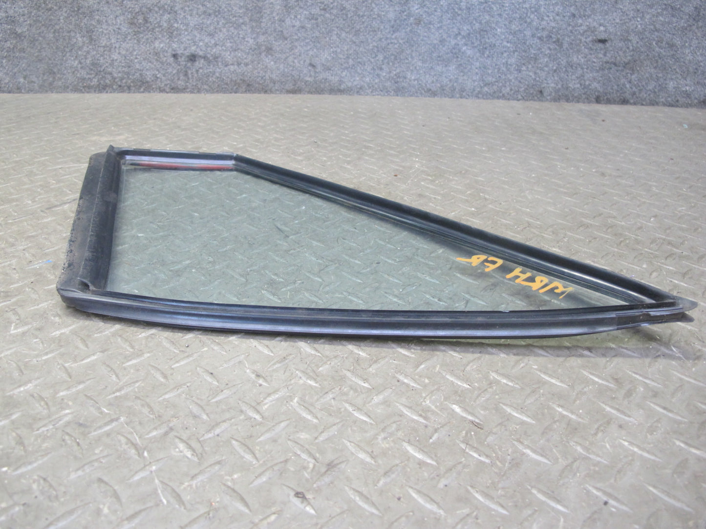 88-91 Mazda RX7 FC3S Convertible Front Right Door Vent Glass Window OEM