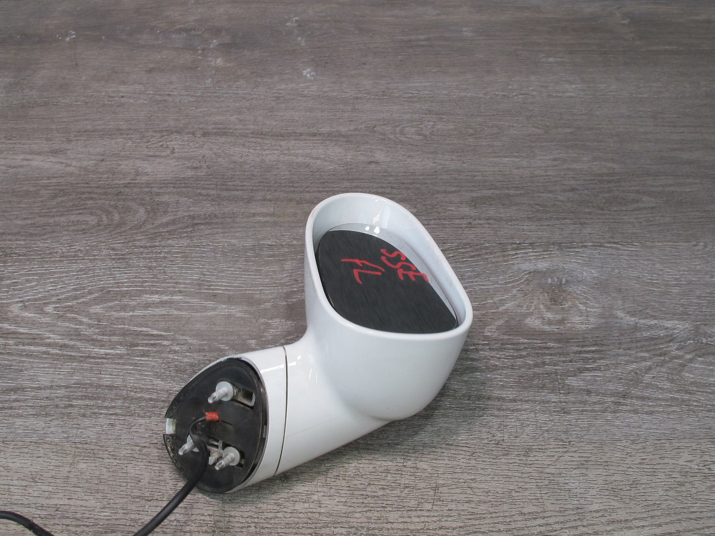 07-08 Saturn SKY Left Driver Door Side View Power Mirror Polar White OEM