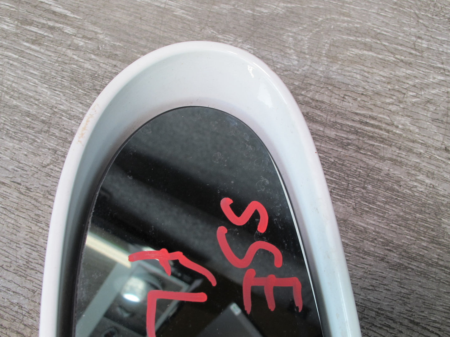 07-08 Saturn SKY Left Driver Door Side View Power Mirror Polar White OEM