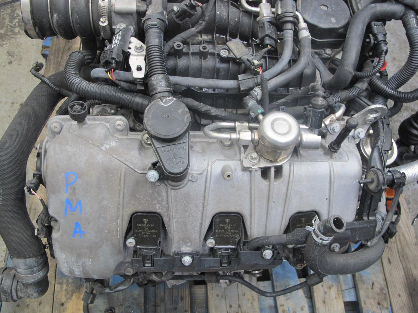 2015-2016 Porsche Macan S 3.0L Ctma VIN B 5th Engine Motor w Turbos 126k Miles