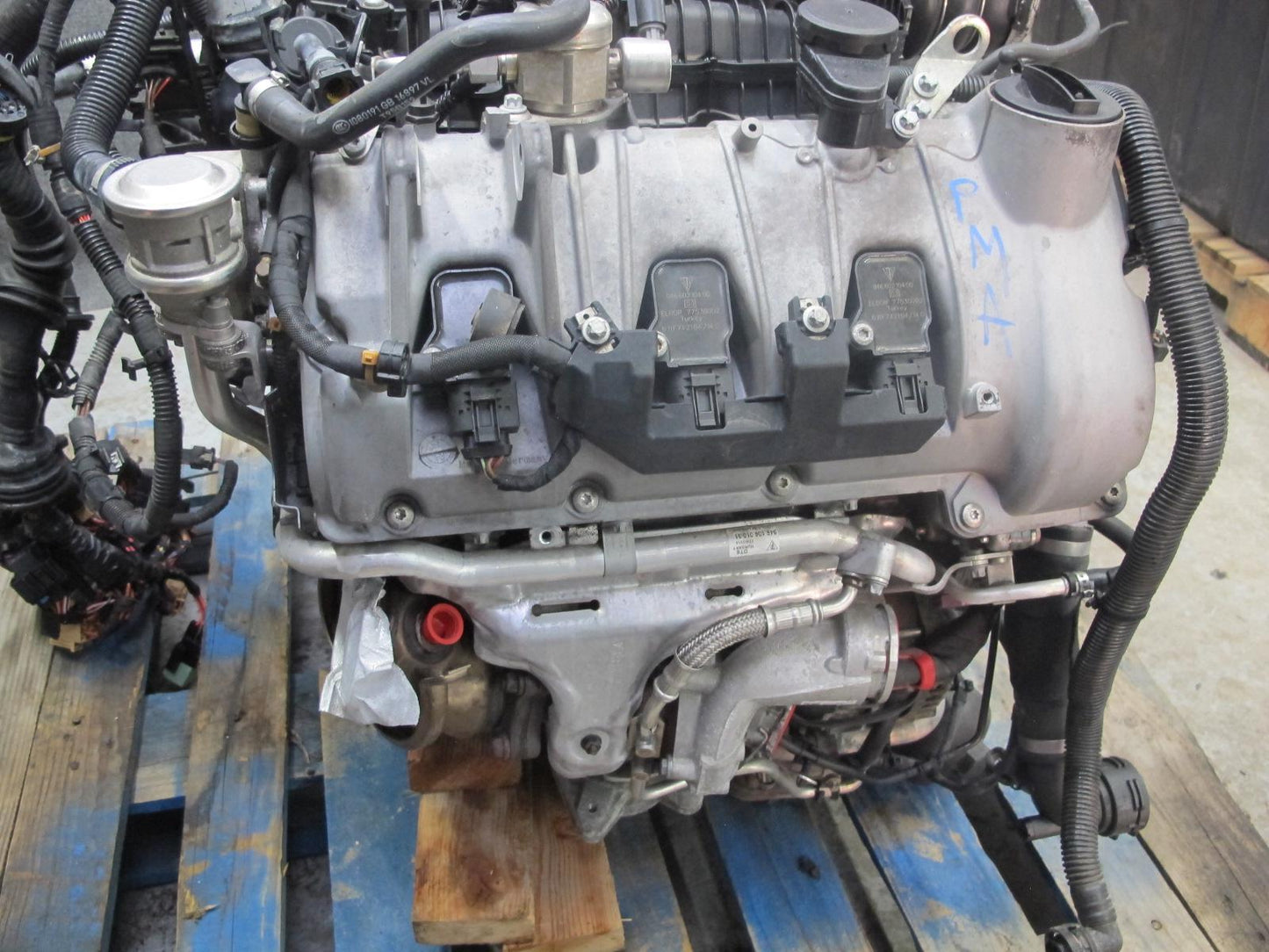 2015-2016 Porsche Macan S 3.0L Ctma VIN B 5th Engine Motor w Turbos 126k Miles