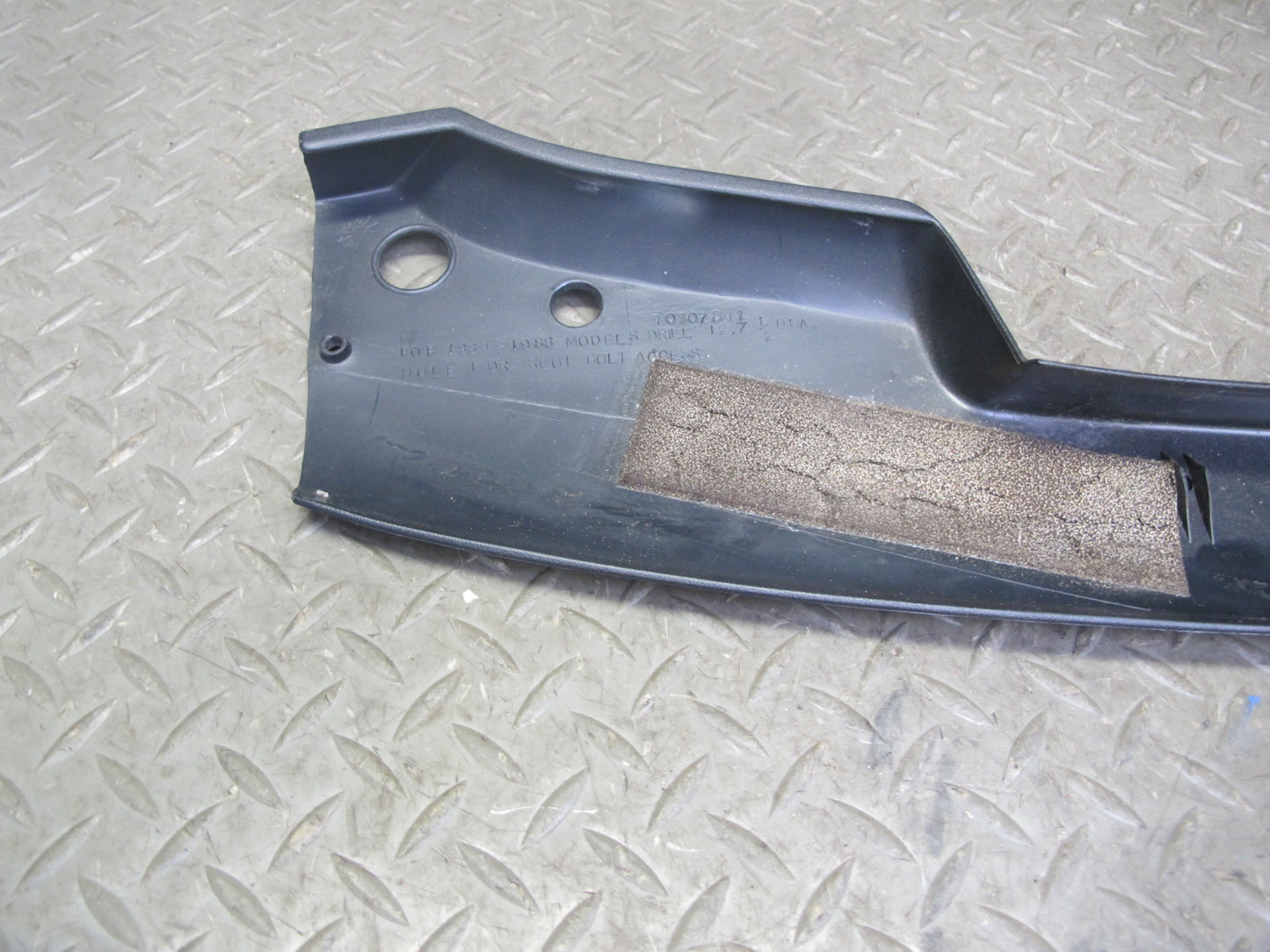 90-96 Chevrolet Corvette C4 Windshield Header Trim Cover Panel 10107841 OEM