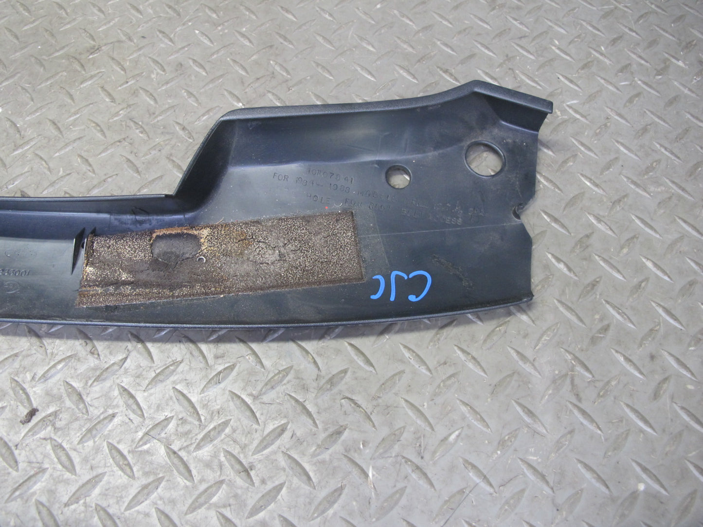 90-96 Chevrolet Corvette C4 Windshield Header Trim Cover Panel 10107841 OEM