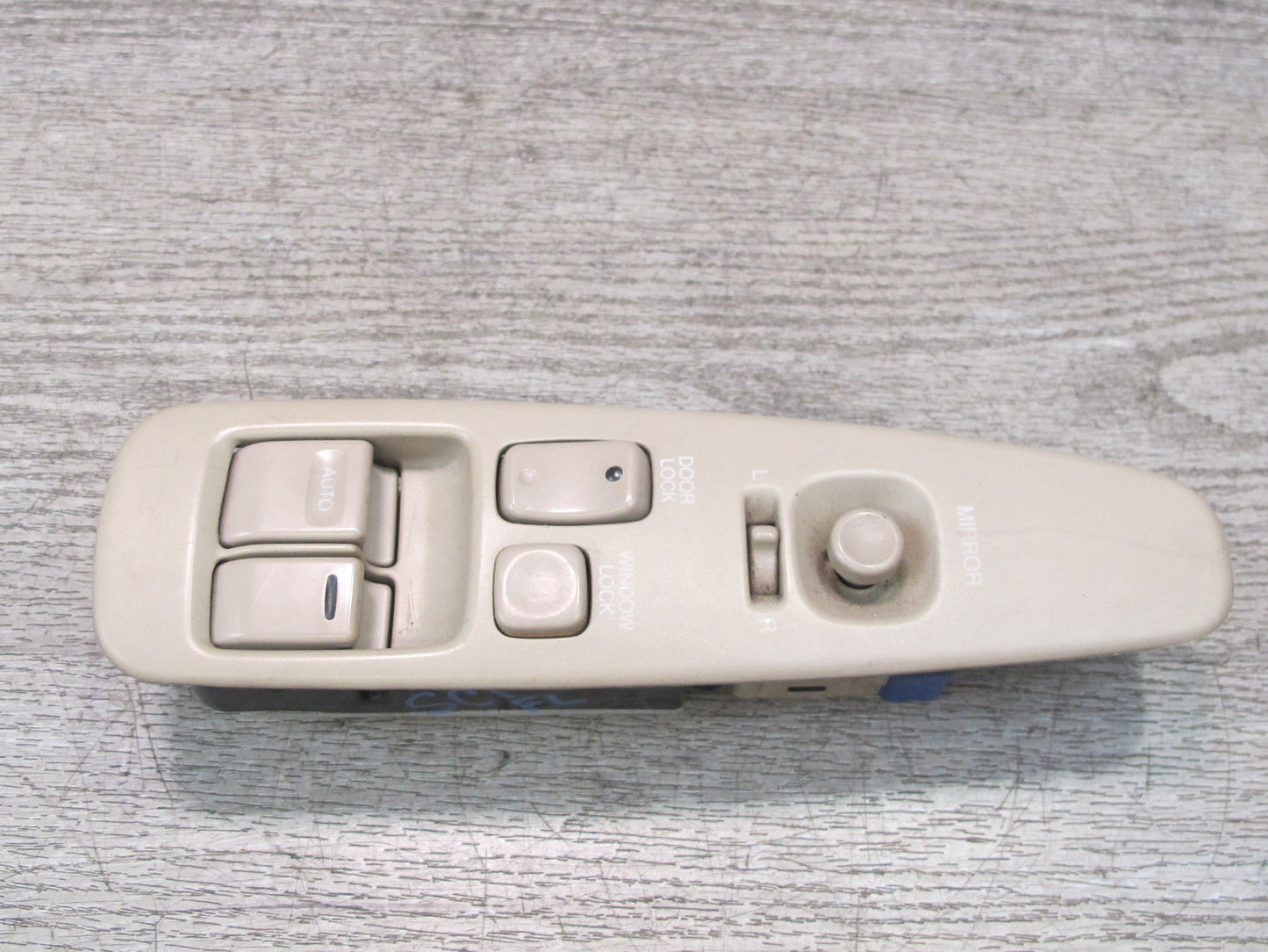 92-00 Lexus JZZ31L SC400 SC300 Left Driver Door Window Mirror Switch Ivory OEM