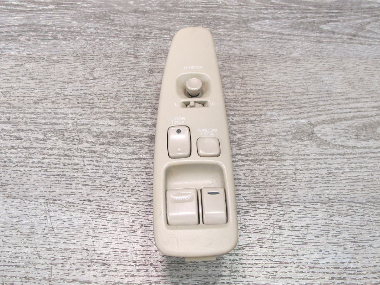 92-00 Lexus JZZ31L SC400 SC300 Left Driver Door Window Mirror Switch Ivory OEM