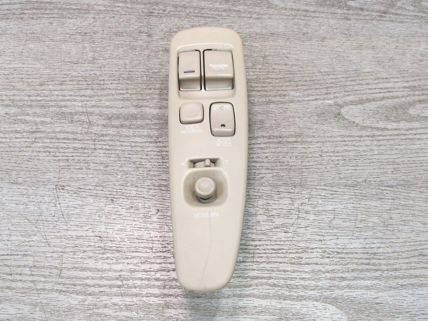 92-00 Lexus JZZ31L SC400 SC300 Left Driver Door Window Mirror Switch Ivory OEM