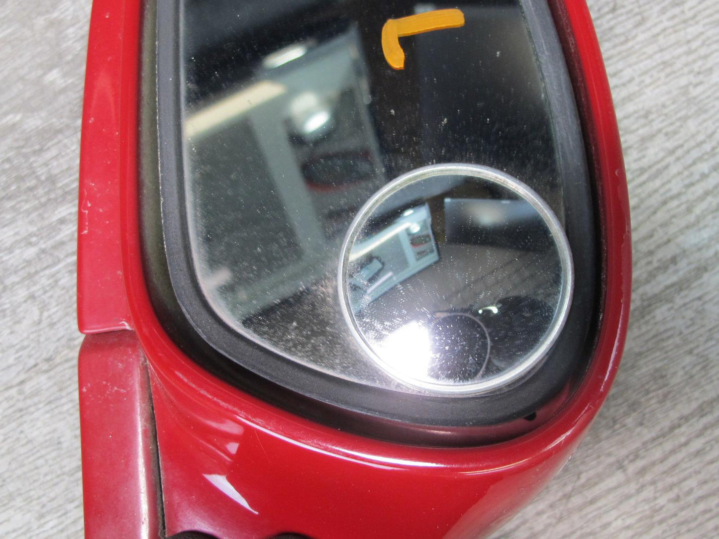 96-00 Lexus JZZ31L SC400 SC300 Left Door Side View Heated Power Mirror RED OEM