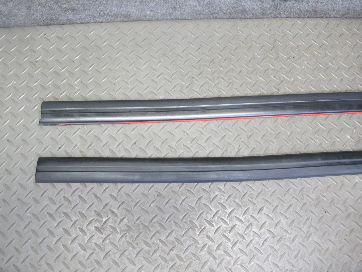 86-88 Mazda RX7 Front & Rear Left & Right Fender Door Molding Trim Set 12pcs OEM