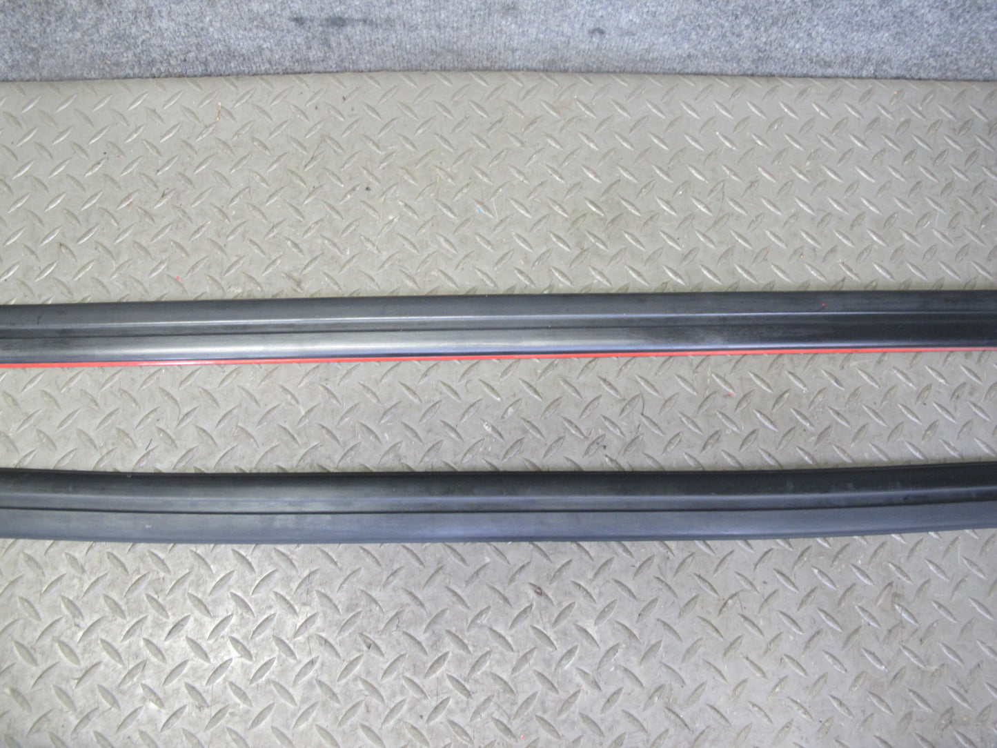 86-88 Mazda RX7 Front & Rear Left & Right Fender Door Molding Trim Set 12pcs OEM