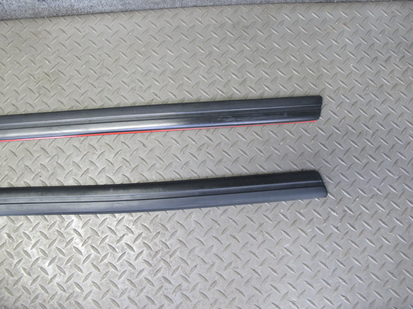 86-88 Mazda RX7 Front & Rear Left & Right Fender Door Molding Trim Set 12pcs OEM