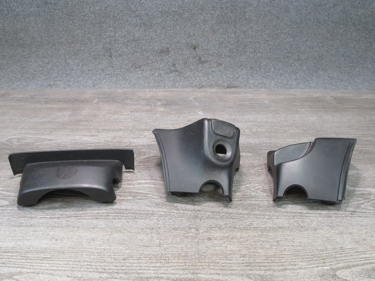 07-10 Saturn SKY Redline Steering Column Upper & Lower Trim Cover Panel Set OEM