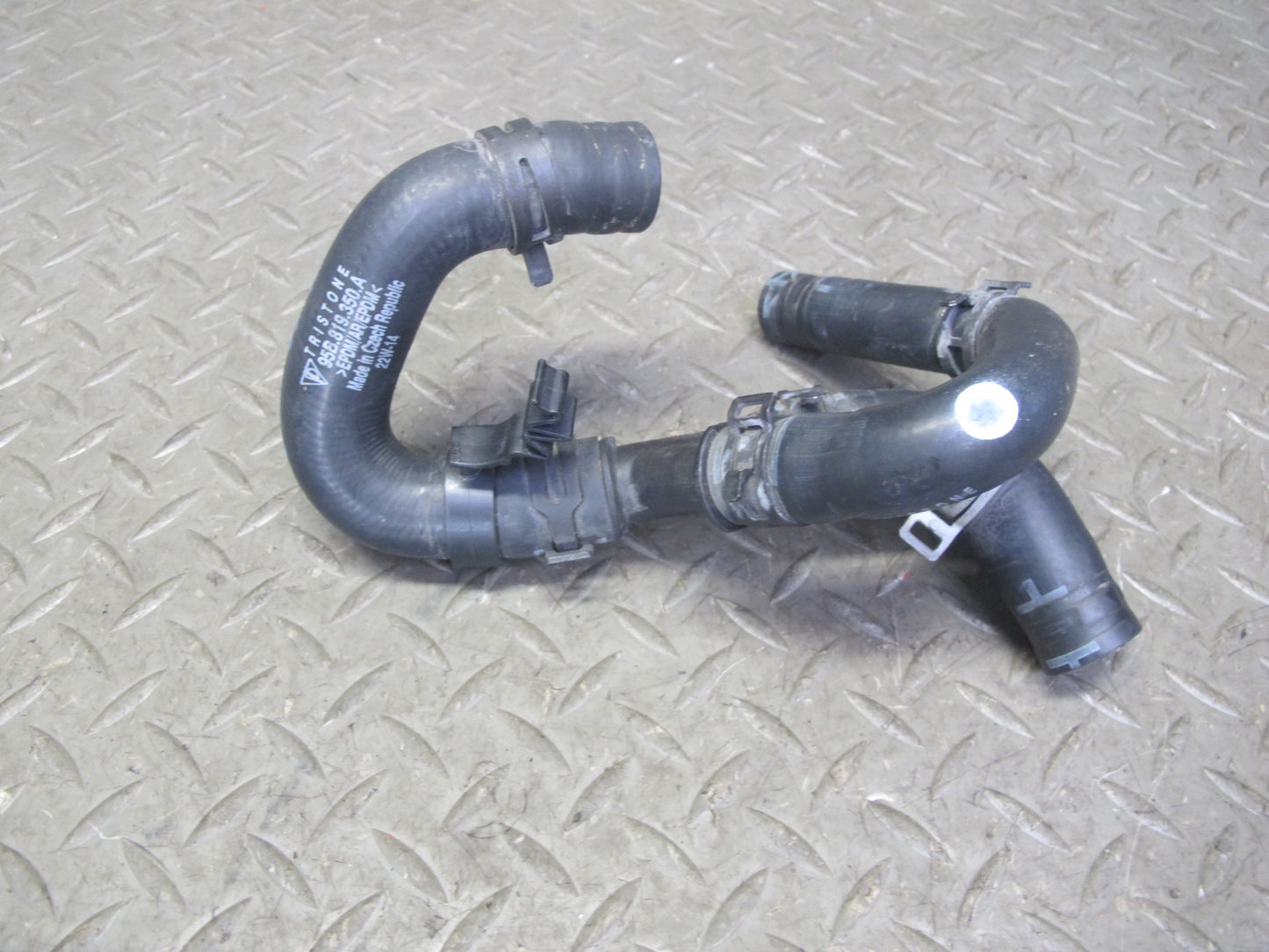 2015-2018 Porsche Macan 3.0L Engine Coolant Hose Pipe Line Set of 4