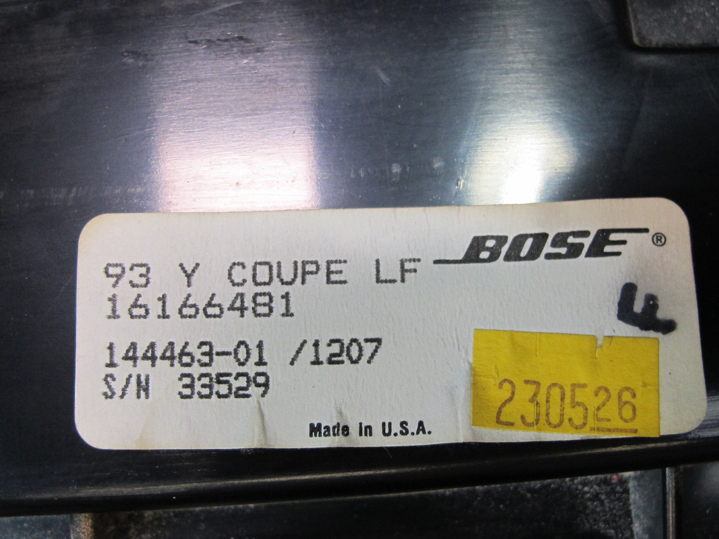 90-96 Chevrolet Corvette C4 Coupe Set of 2 Front Left & Right Bose Speaker OEM