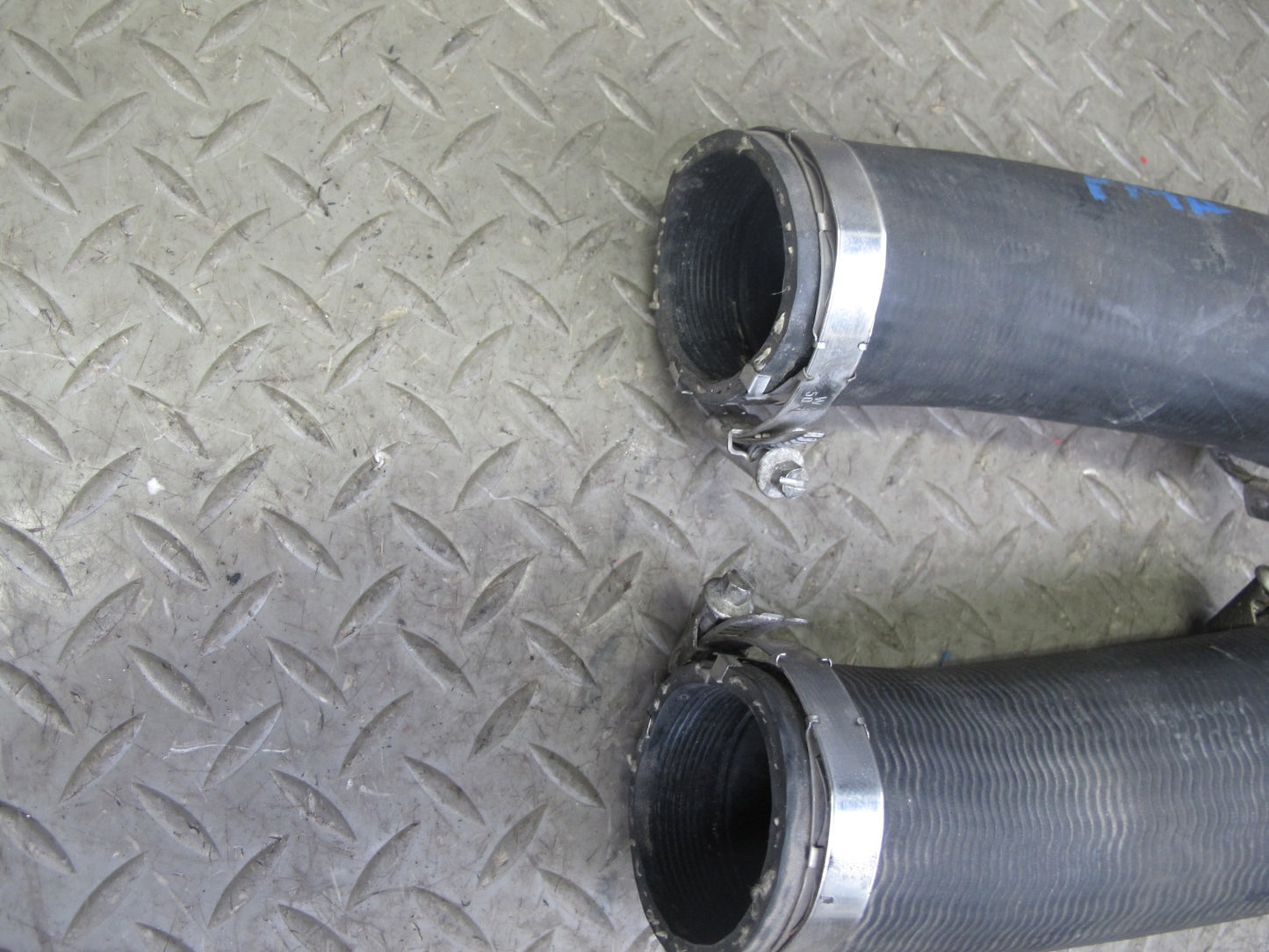 2015-2018 Porsche Macan S Intercooler Hose Pipe Line Set of 2