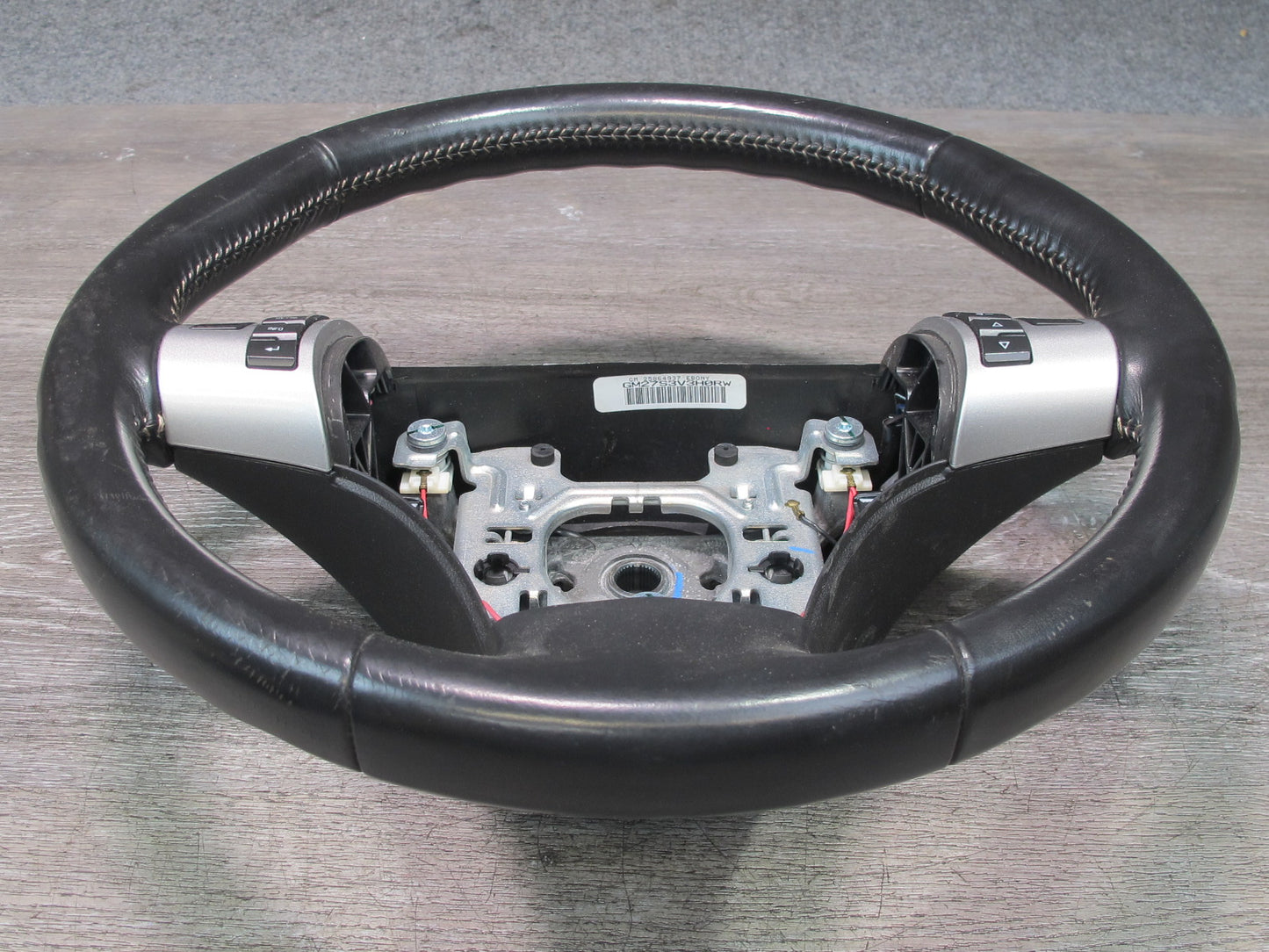 07-09 Saturn SKY Redline 3-SPOKE Black Leather Steering w Controls OEM