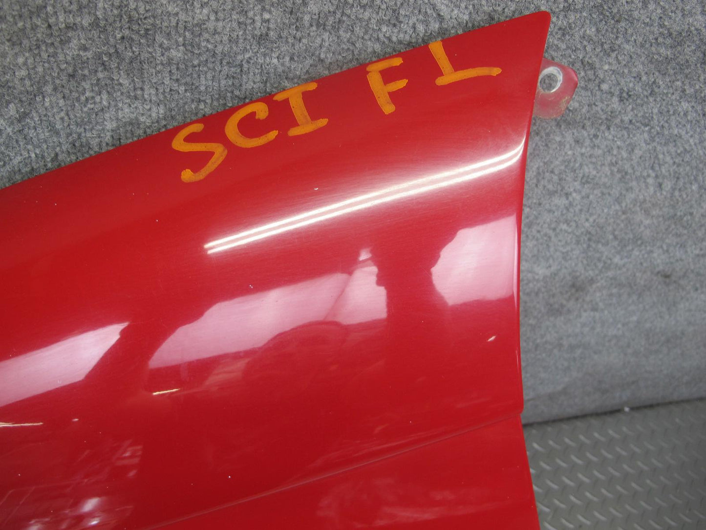 92-00 Lexus JZZ31L SC400 SC300 Front Left Fender Shell Cover Panel RED OEM