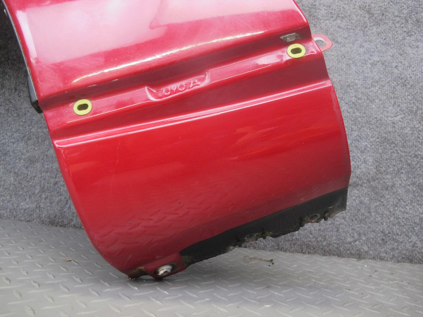 92-00 Lexus JZZ31L SC400 SC300 Front Left Fender Shell Cover Panel RED OEM