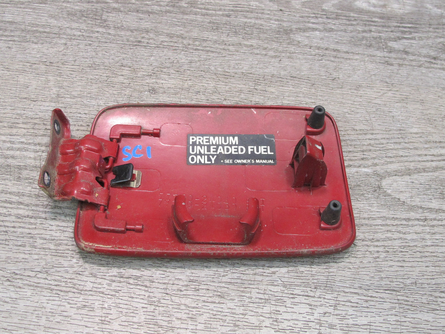 92-00 Lexus JZZ31L SC400 SC300 Fuel Door Lid Cover Renaissance RED OEM