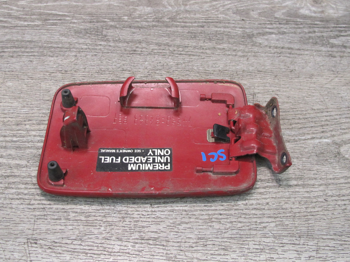 92-00 Lexus JZZ31L SC400 SC300 Fuel Door Lid Cover Renaissance RED OEM