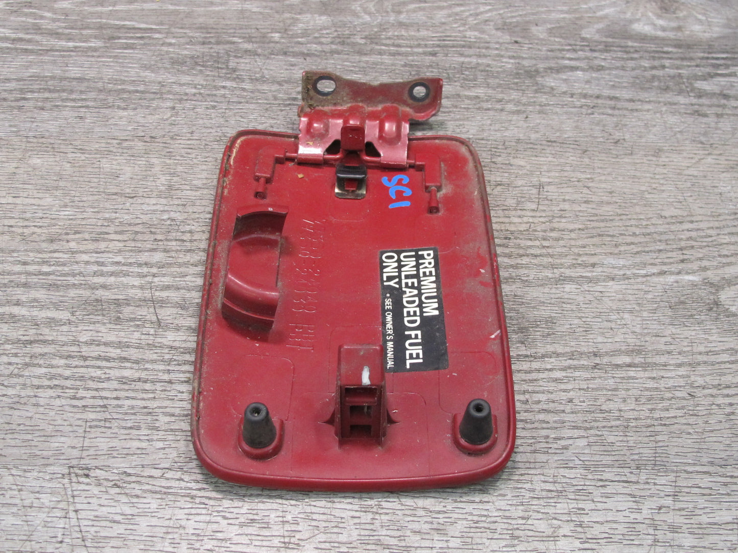 92-00 Lexus JZZ31L SC400 SC300 Fuel Door Lid Cover Renaissance RED OEM