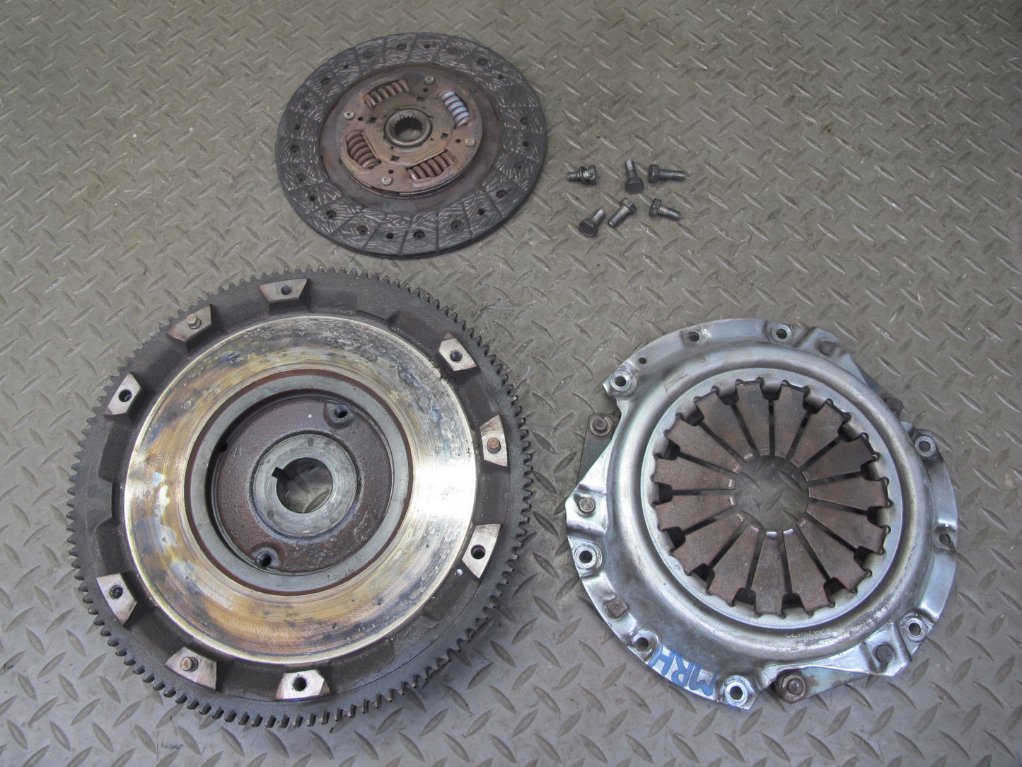 86-88 Mazda RX7 FC3S NA M/T Transmission Flywheel Clutch Pressure Plate Set OEM