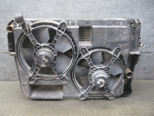 90-93 Chevrolet Corvette C4 A/T Engine Radiator AC Condenser Fan Shroud Assy OEM