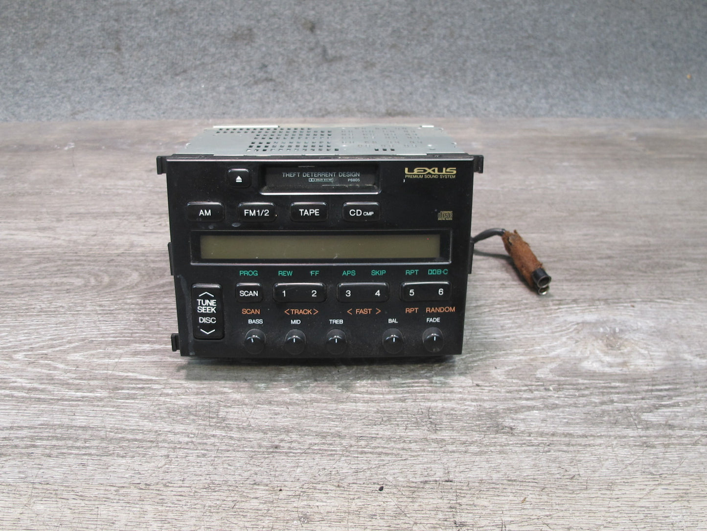 97-98 Lexus JZZ31 SC300 SC400 AM FM Radio Cassette Player Receiver Head Unit OEM