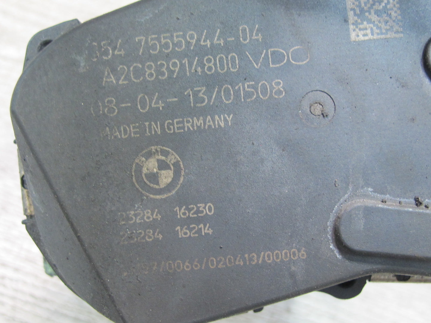 2008-2014 BMW E71 E72 X6 X6M 4.4L Engine Throttle Body 7555944