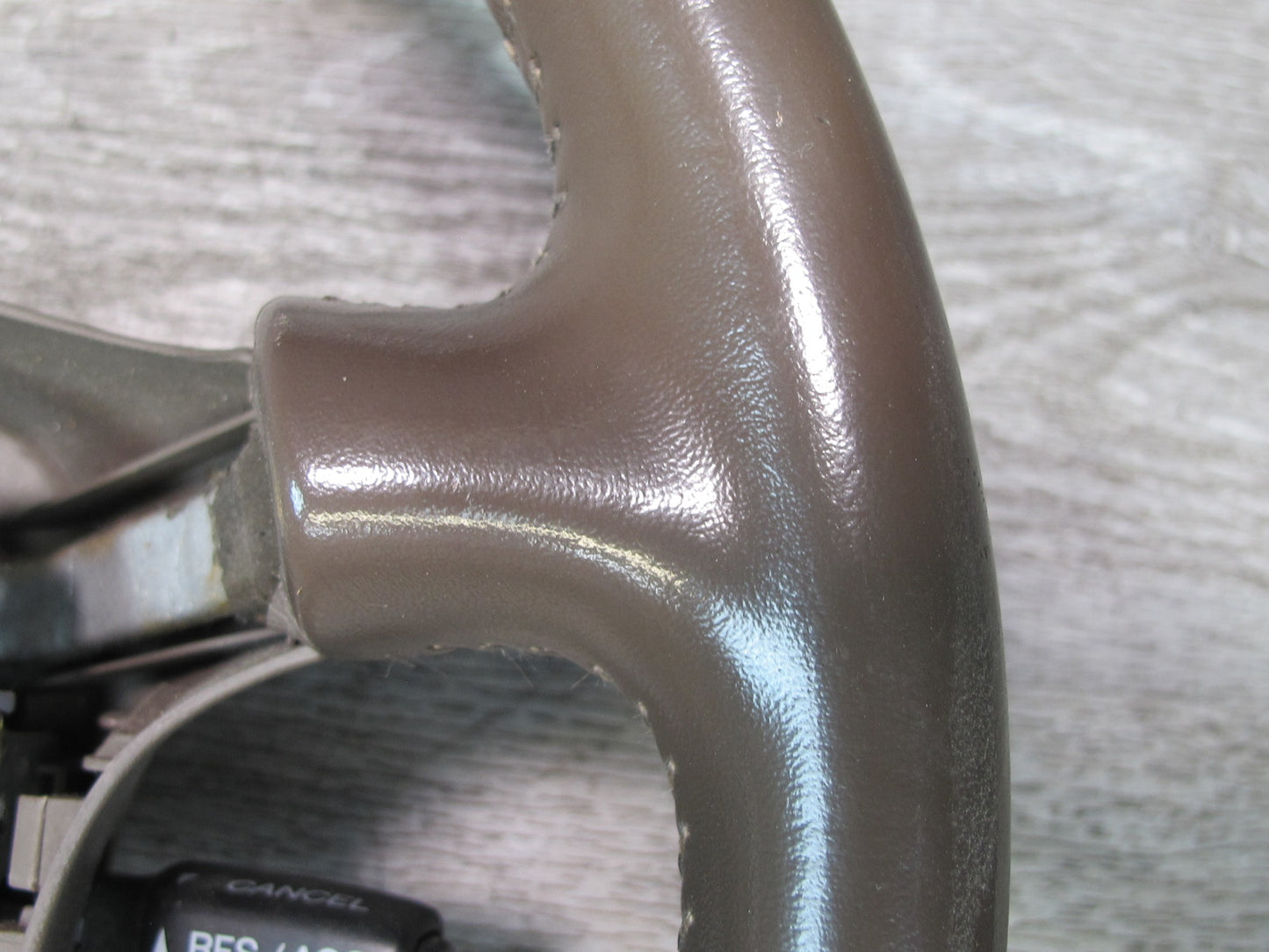 97-98 Lexus JZZ31L SC400 SC300 Leather Steering w Cruise Switch Brown OEM