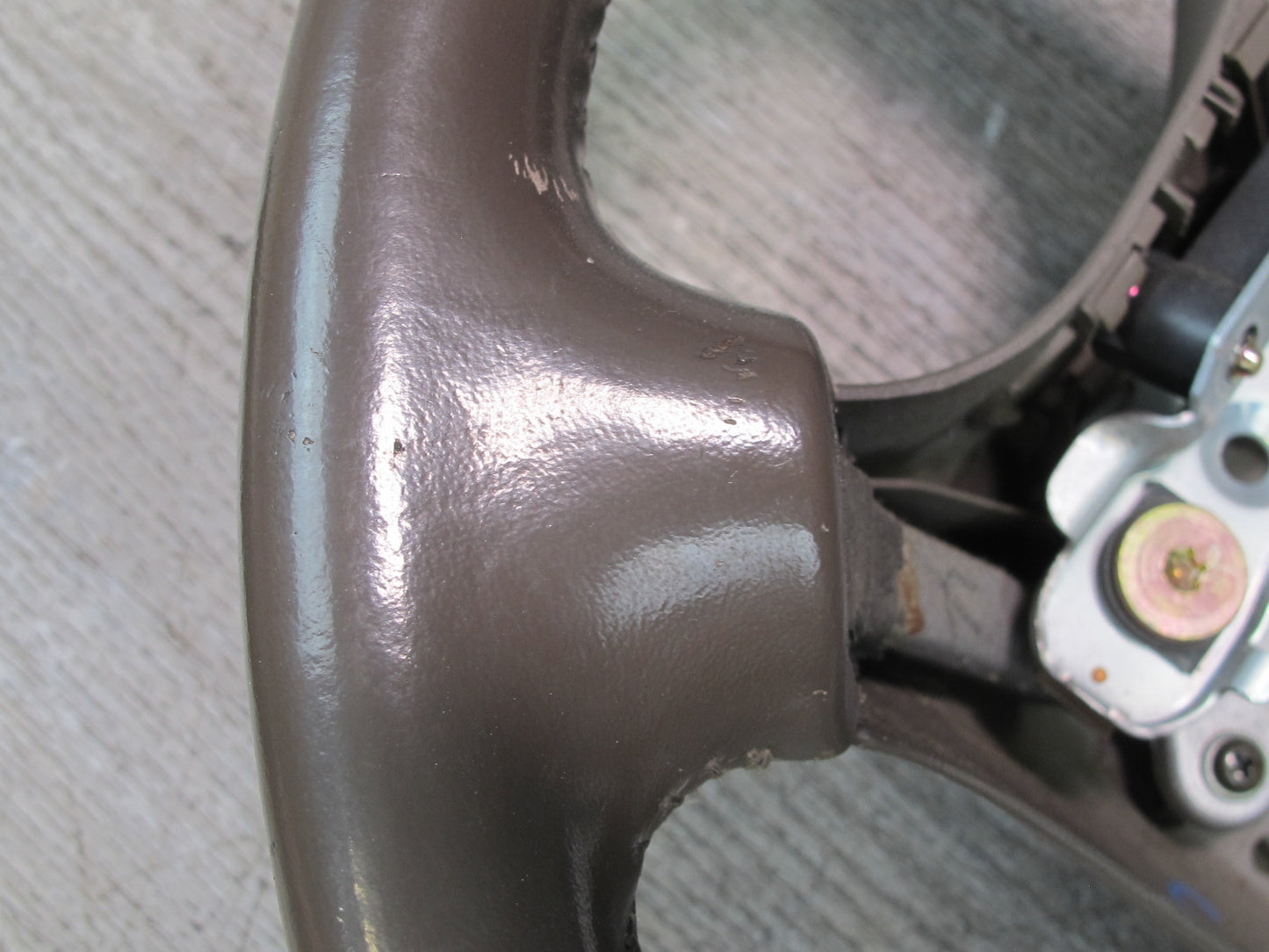 97-98 Lexus JZZ31L SC400 SC300 Leather Steering w Cruise Switch Brown OEM