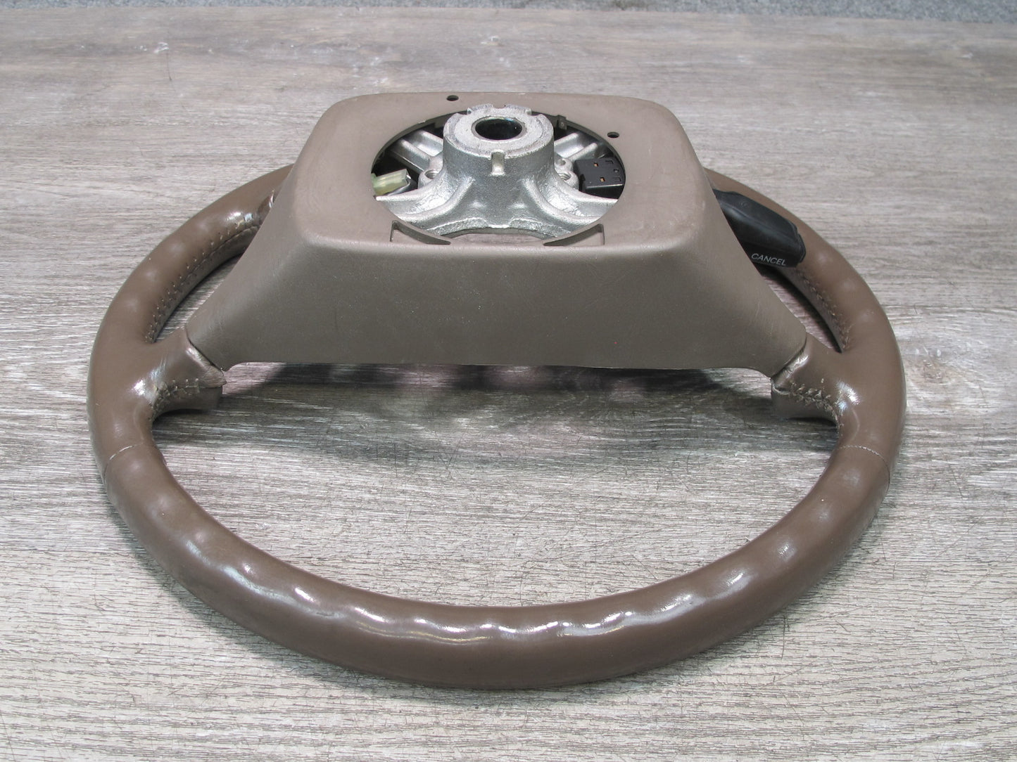 97-98 Lexus JZZ31L SC400 SC300 Leather Steering w Cruise Switch Brown OEM