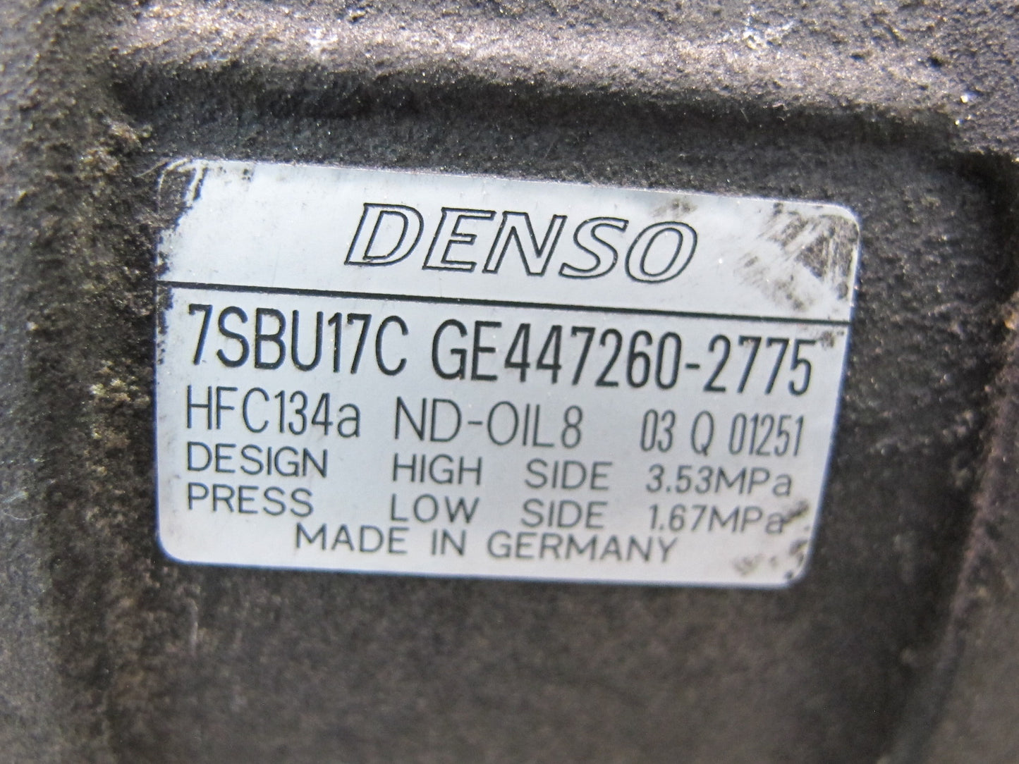 2008-2014 BMW E71 E72 X6 X6M A/C Air Condition Compressor GE447260-2775