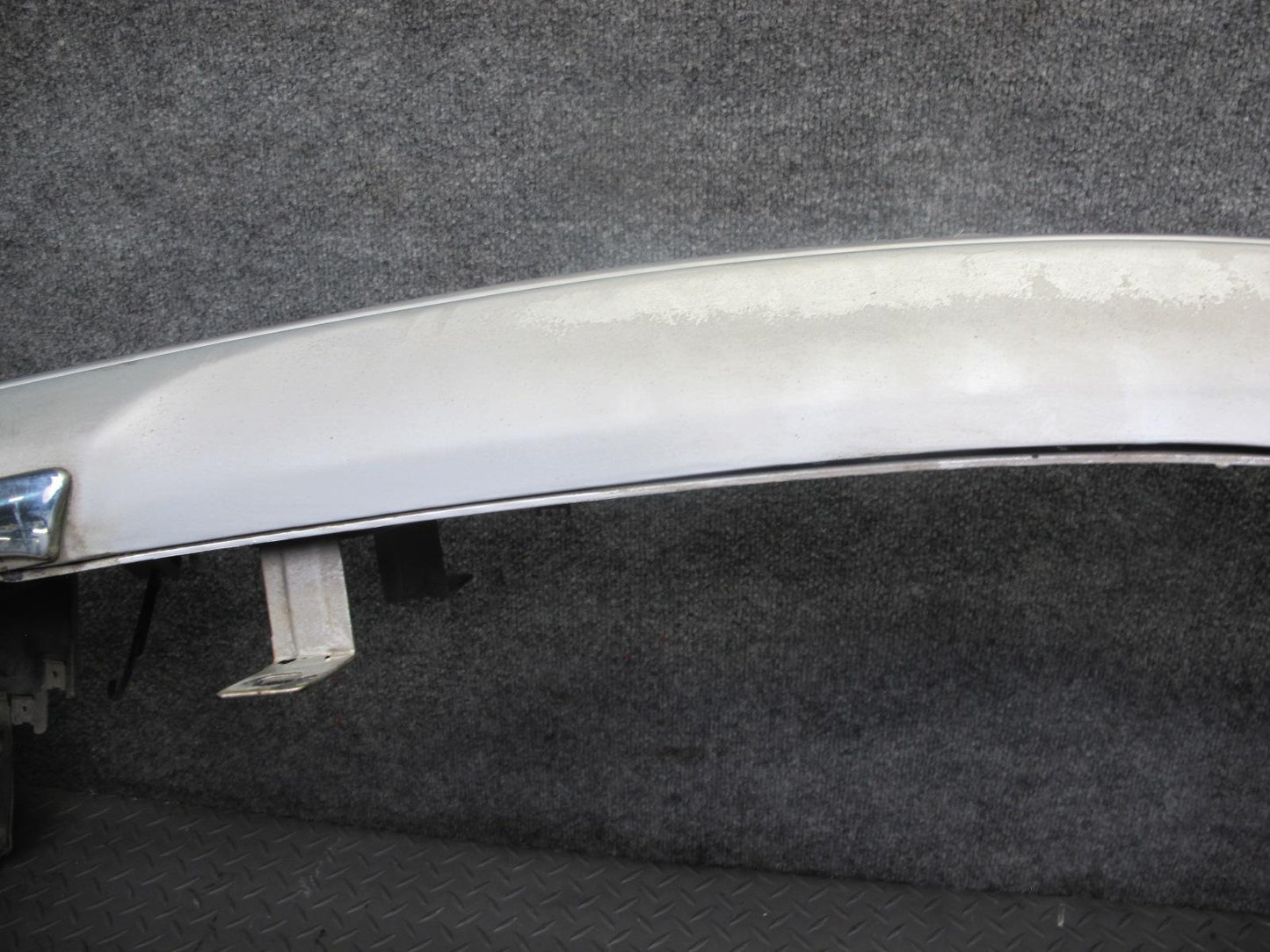 96-99 Mercedes W140 C140 CL Coupe Front Bumper Cover Silver Damaged