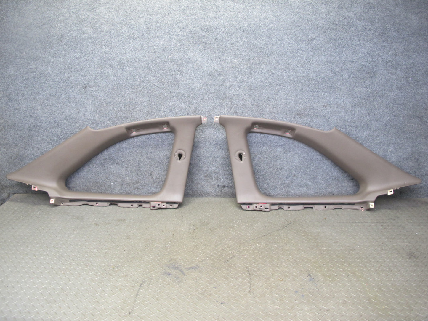 92-00 Lexus JZZ31L SC400 SC300 Set of 2 Rear Quarter Window Trim Panel Brown OEM