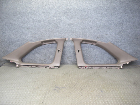92-00 Lexus JZZ31L SC400 SC300 Set of 2 Rear Quarter Window Trim Panel Brown OEM