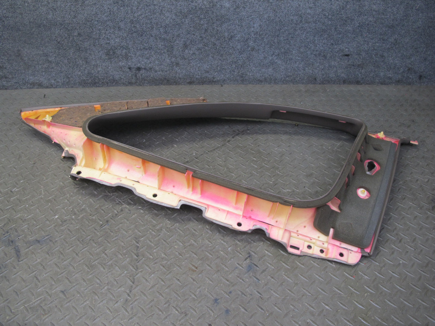 92-00 Lexus JZZ31L SC400 SC300 Set of 2 Rear Quarter Window Trim Panel Brown OEM