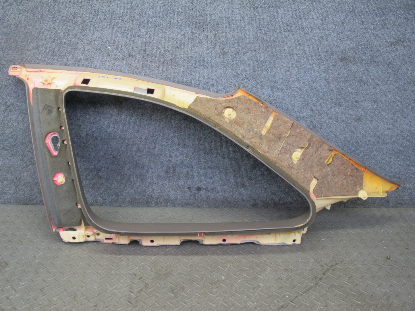 92-00 Lexus JZZ31L SC400 SC300 Set of 2 Rear Quarter Window Trim Panel Brown OEM