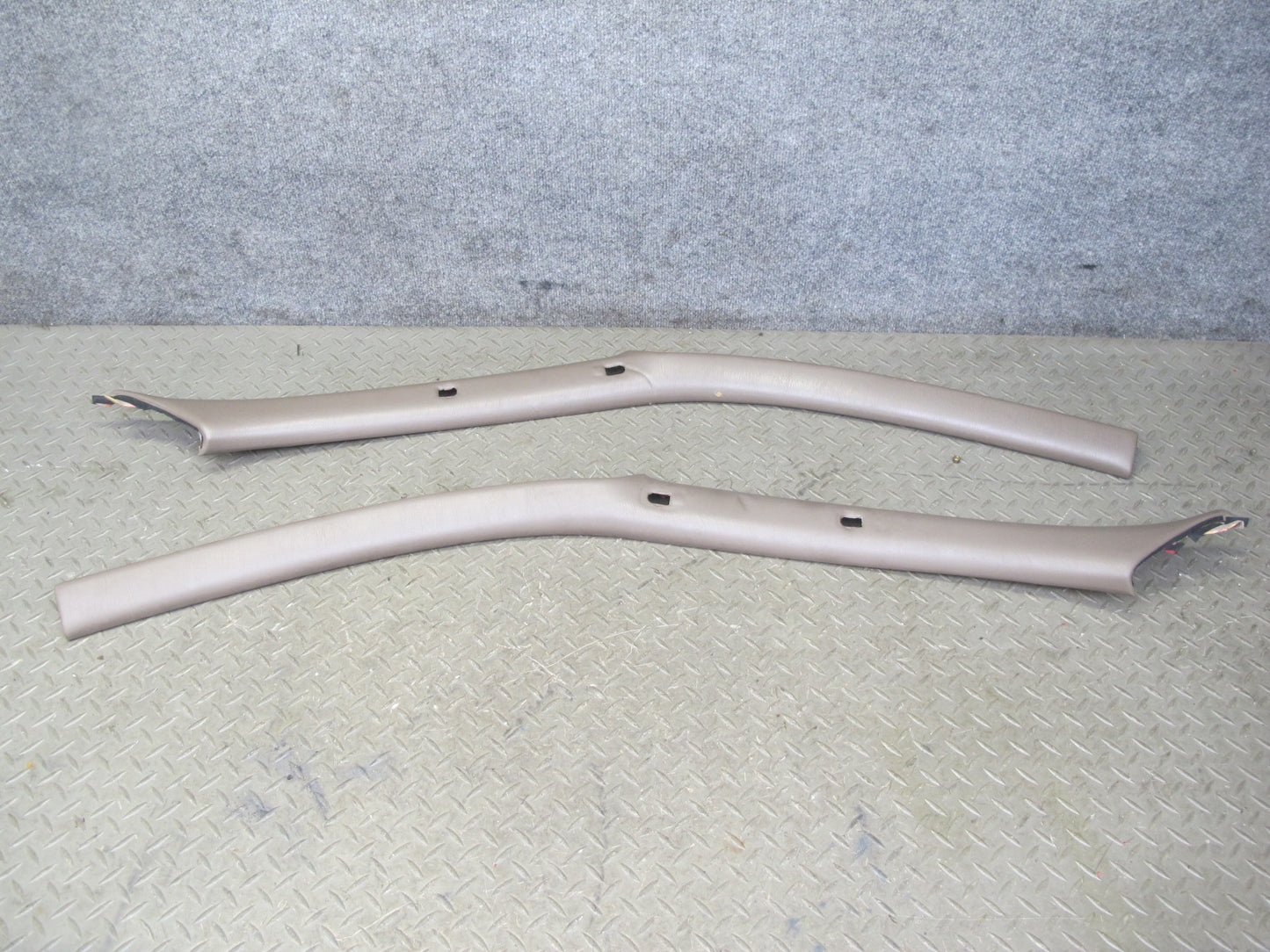 92-00 Lexus JZZ31L SC400 SC300 Front A Pillar Trim Cover Panel Set Brown OEM