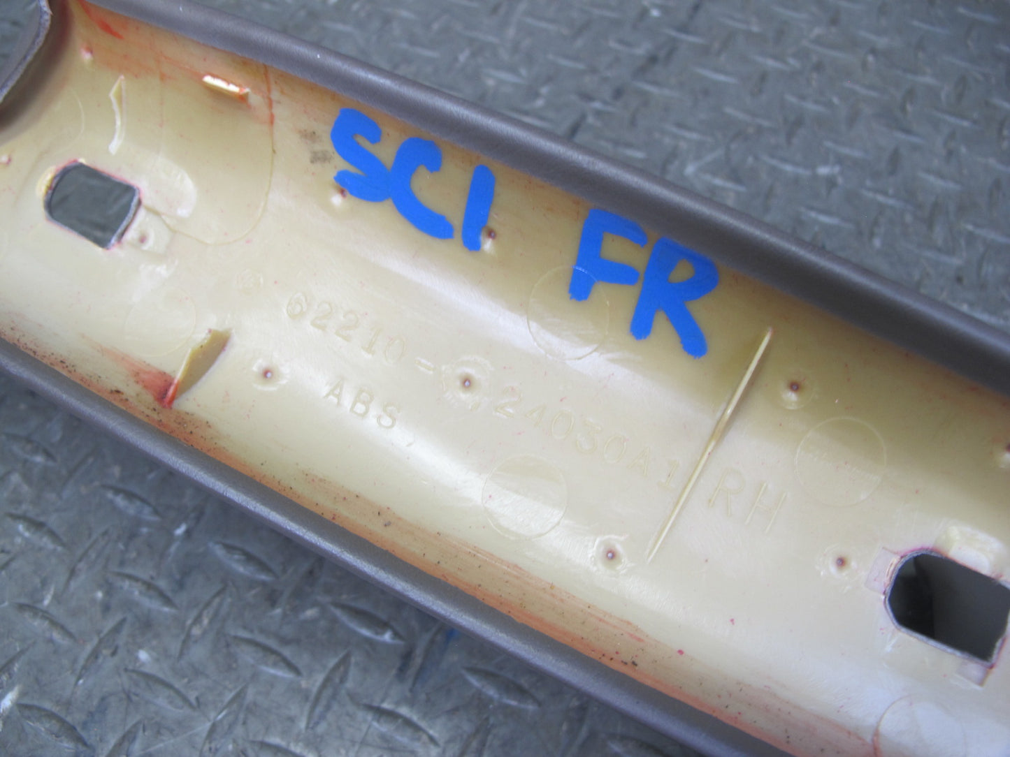 92-00 Lexus JZZ31L SC400 SC300 Front A Pillar Trim Cover Panel Set Brown OEM