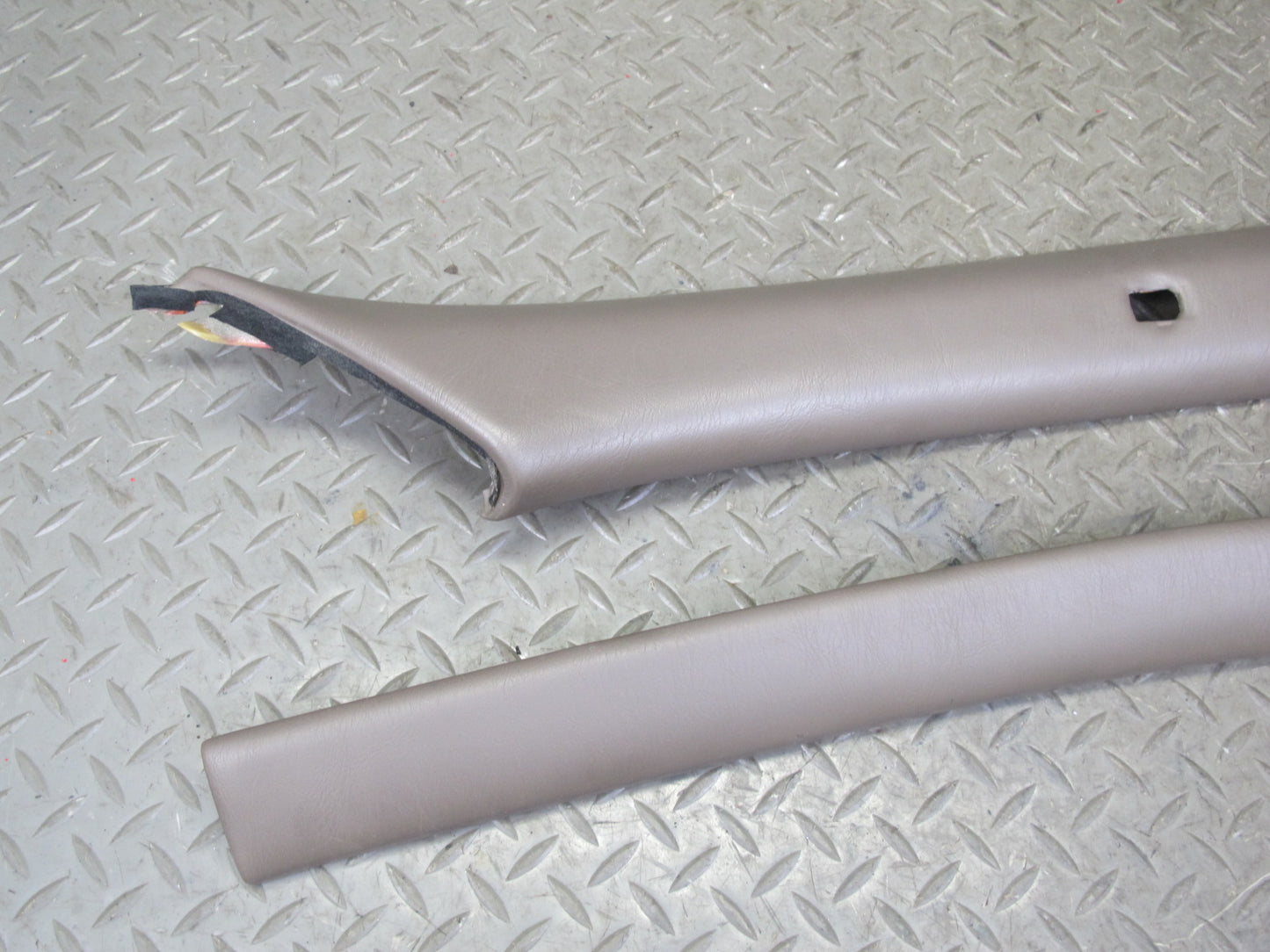 92-00 Lexus JZZ31L SC400 SC300 Front A Pillar Trim Cover Panel Set Brown OEM