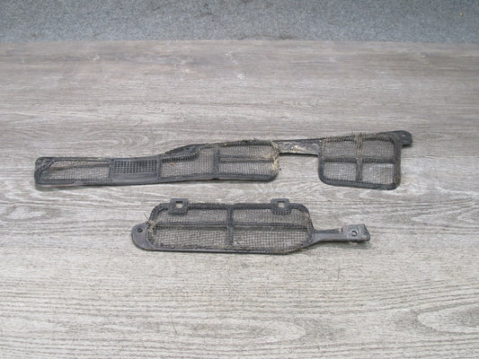 84-96 Chevrolet Corvette C4 Windshield Cowl Drain Screen Grille Trim Set OEM