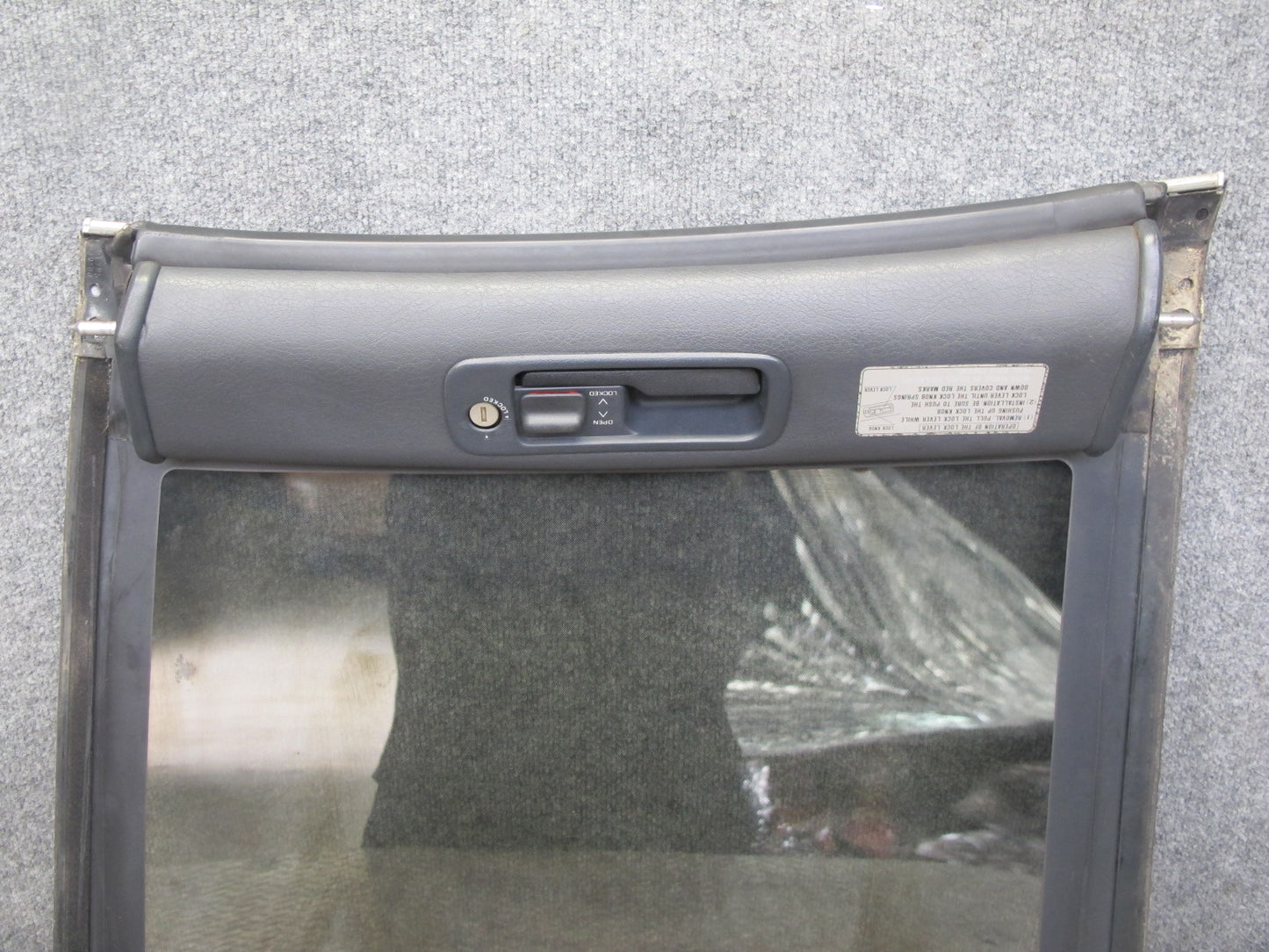 90-95 Nissan Z32 300ZX 2+0 Left T-top Roof Glass Panel Cover Silver OEM