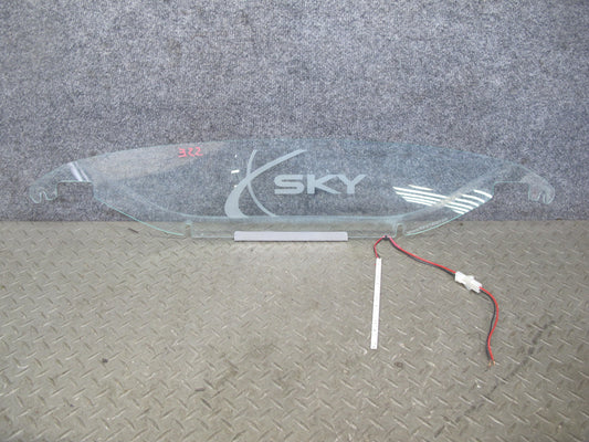 07-10 Saturn SKY Rear Wind Screen Deflector w Illumination Aftermarket