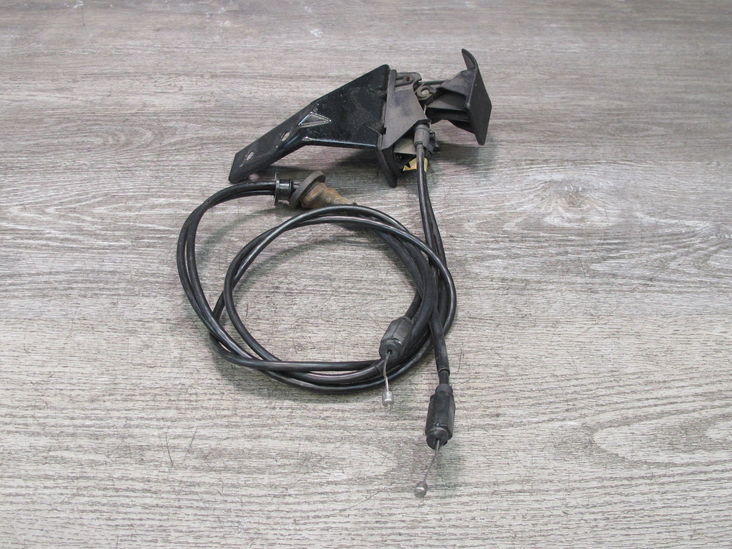 90-96 Chevrolet Corvette C4 Hood Lock Release Handle & Cable Set OEM