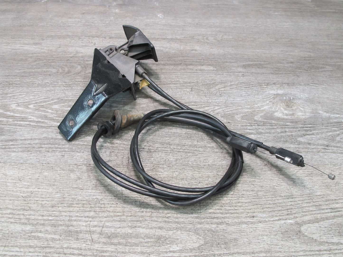 90-96 Chevrolet Corvette C4 Hood Lock Release Handle & Cable Set OEM